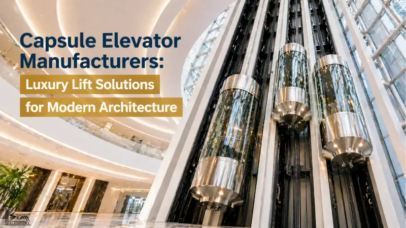 Capsule Elevator Manufacturers: Luxury Lift Solutions for Modern Architecture