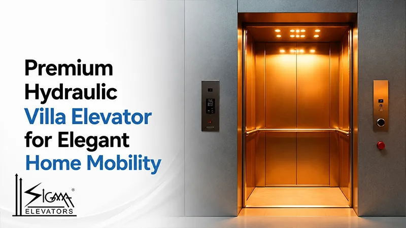 Premium Hydraulic Villa Elevator for Elegant Home Mobility