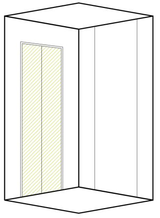 Door Finishes - elevator cabin option by Sigma Elevators