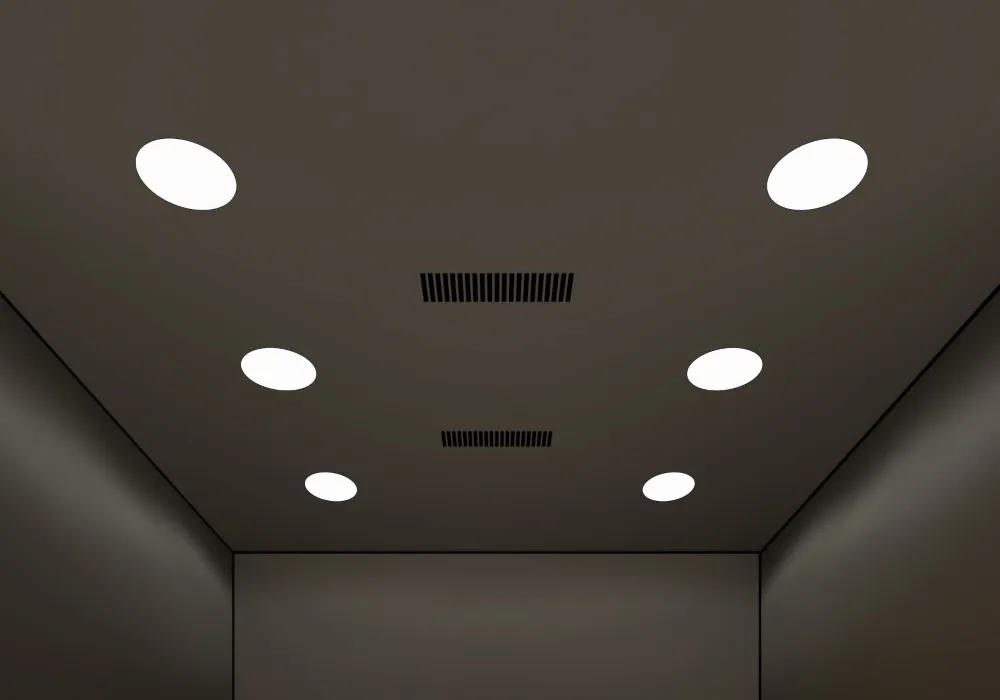 Elevator cabin ceiling design SEL-CE-T-102 by Sigma Elevators