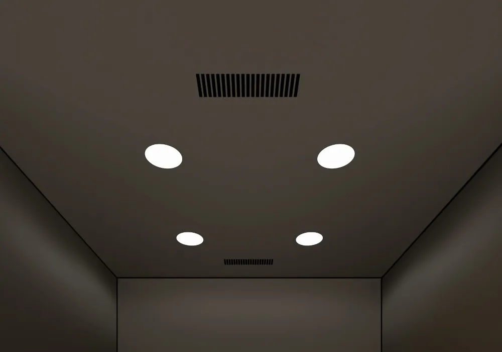 Elevator cabin ceiling design SEL-CE-T-104 by Sigma Elevators