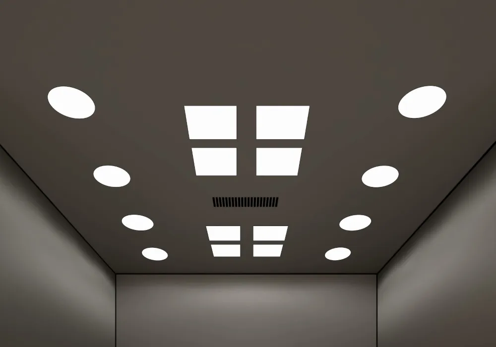 Elevator cabin ceiling design SEL-CE-T-106 by Sigma Elevators