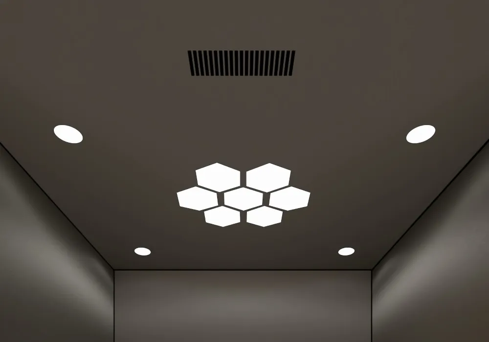 Elevator cabin ceiling design SEL-CE-T-109 by Sigma Elevators