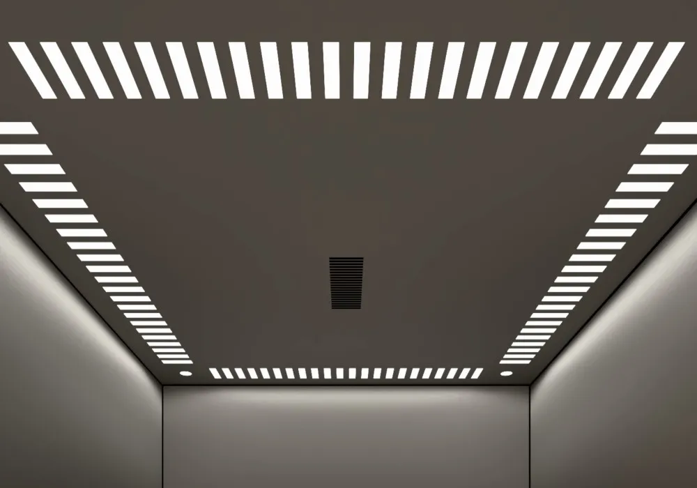 Elevator cabin ceiling design SEL-CE-E-105 by Sigma Elevators