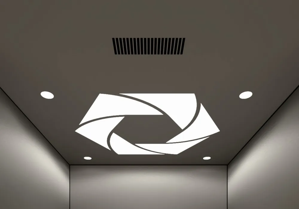 Elevator cabin ceiling design SEL-CE-E-107 by Sigma Elevators