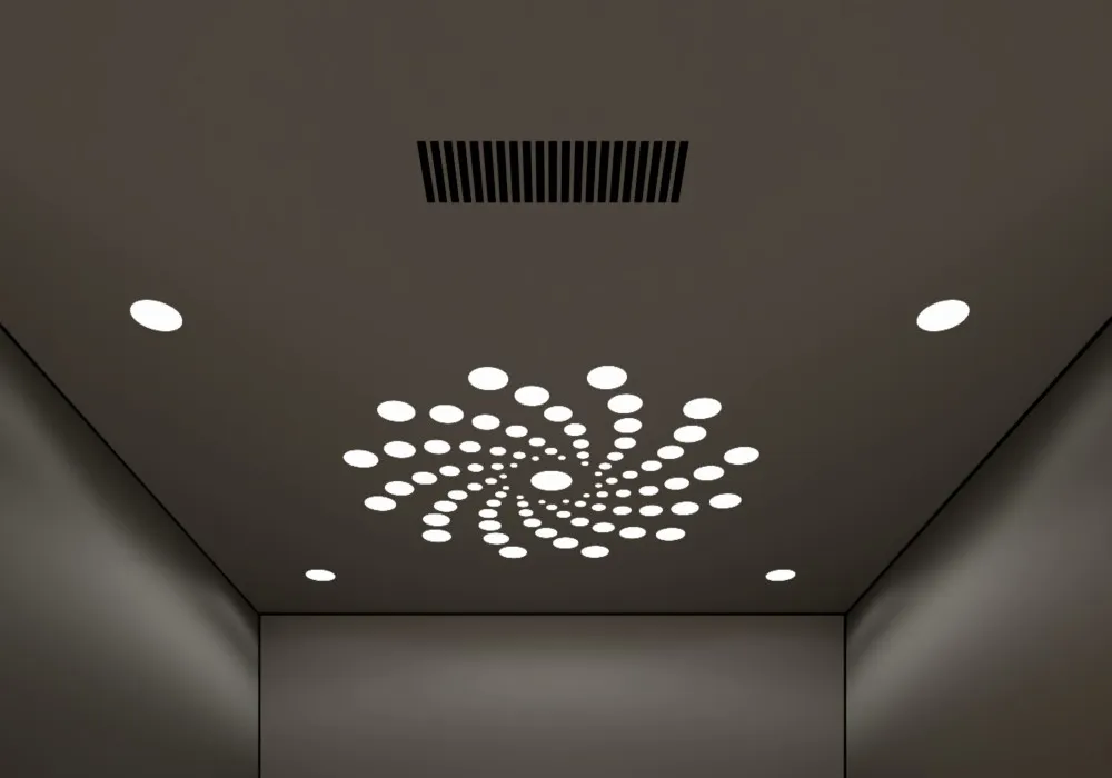 Elevator cabin ceiling design SEL-CE-E-109 by Sigma Elevators