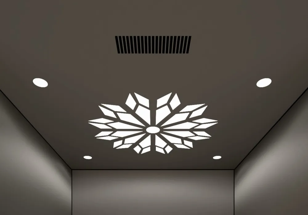 Elevator cabin ceiling design SEL-CE-E-110 by Sigma Elevators
