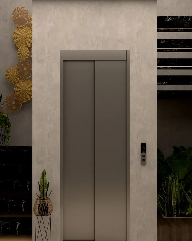 Automatic lift door SEL-AD-T2P by Sigma Elevators