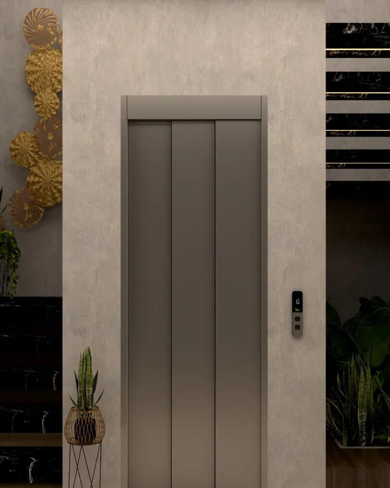 Automatic lift door SEL-AD-T3P by Sigma Elevators