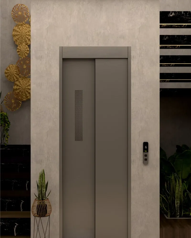 Automatic lift door SEL-AD-TSV by Sigma Elevators