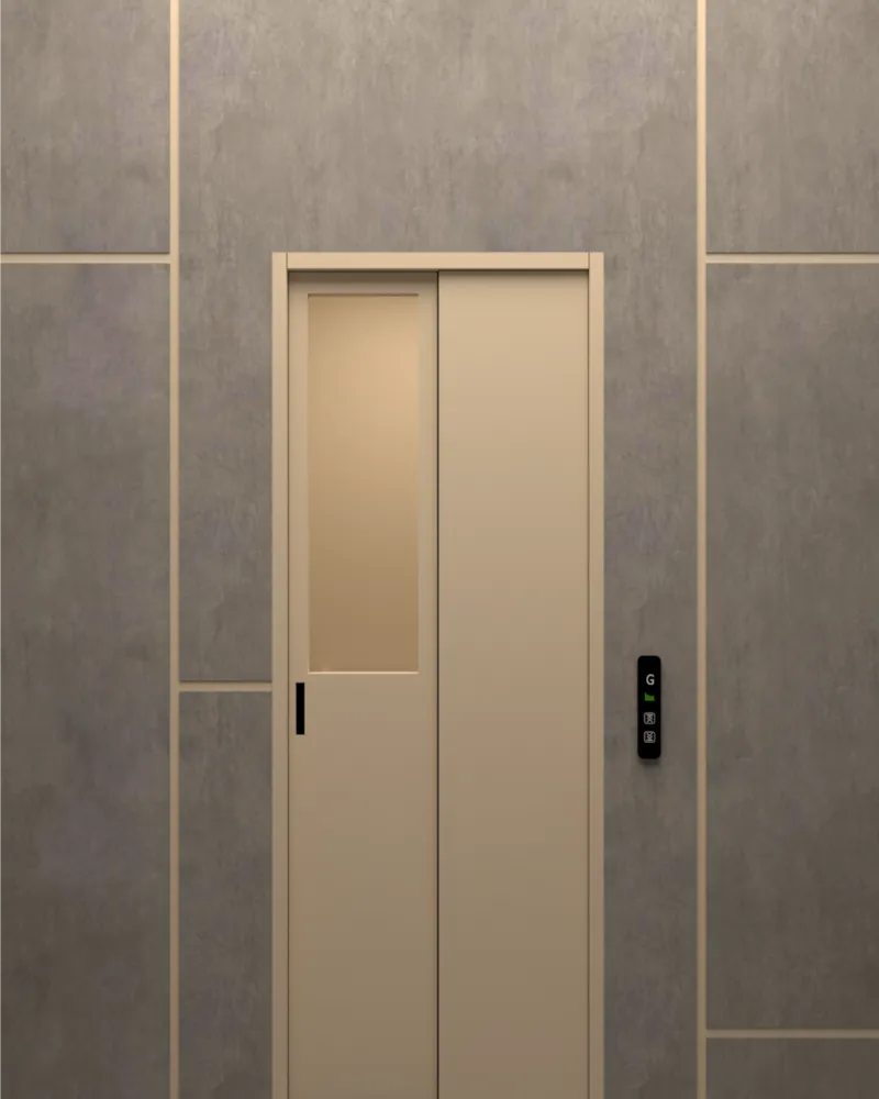 Manual lift door SEL-MD-HGV by Sigma Elevators