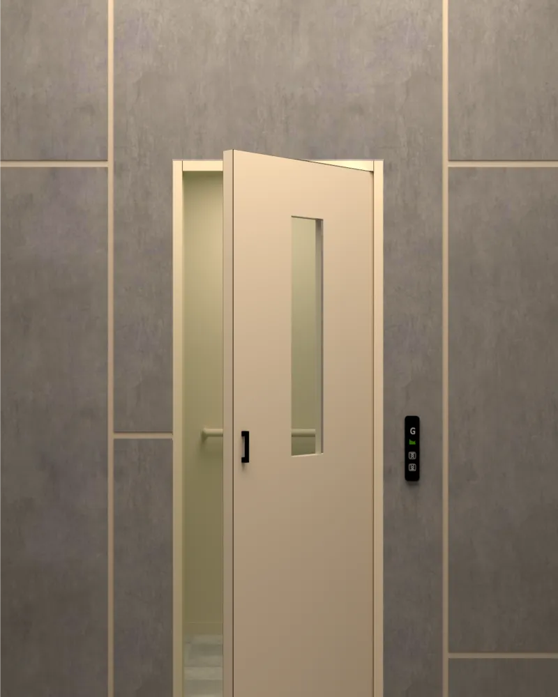 Manual lift door SEL-MD-SWGV by Sigma Elevators