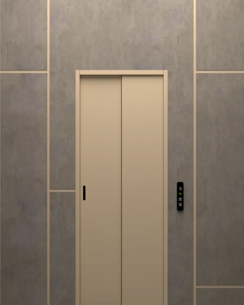 Manual lift door SEL-MD-T2P by Sigma Elevators
