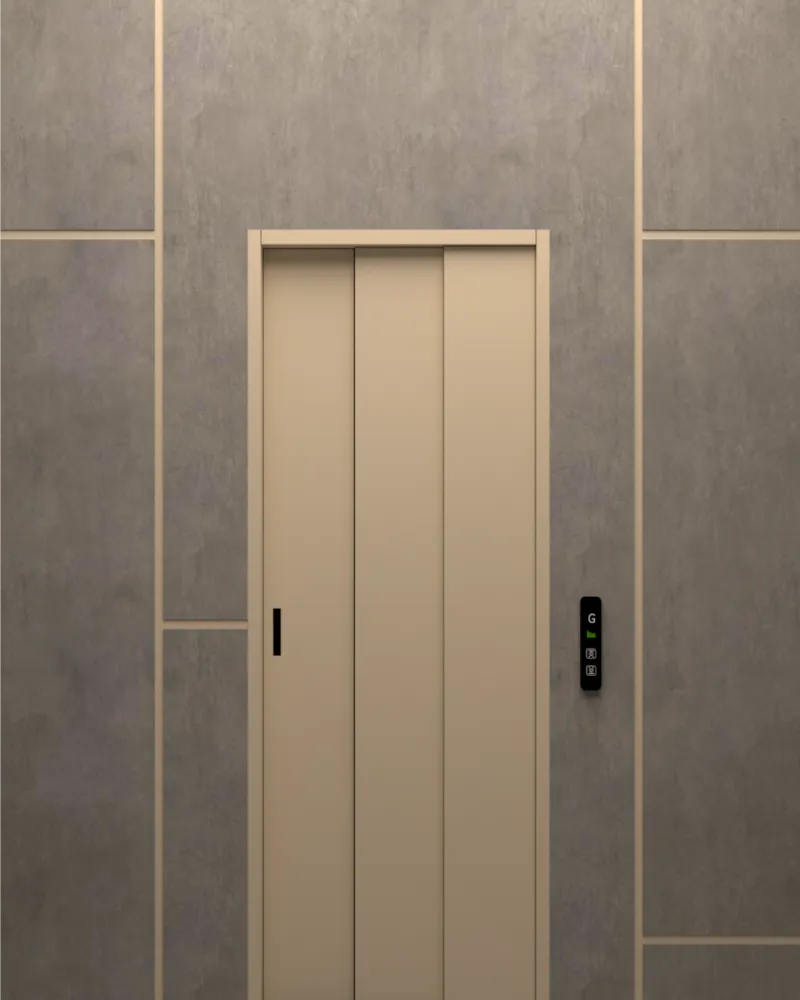 Manual lift door SEL-MD-T3P by Sigma Elevators