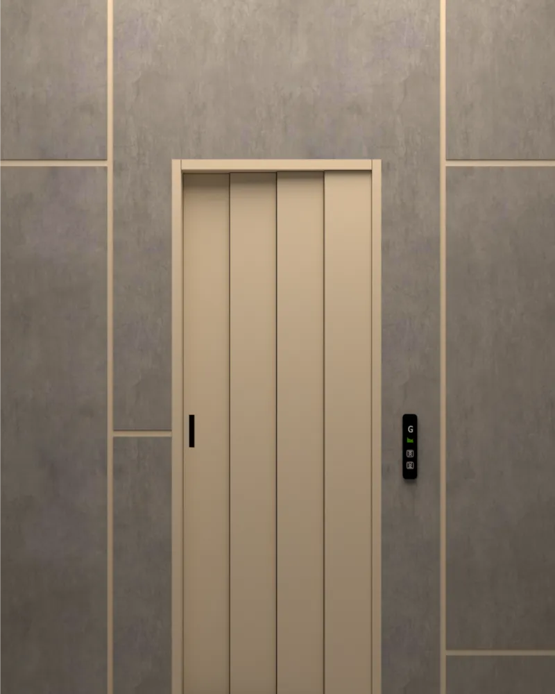 Manual lift door SEL-MD-T4P by Sigma Elevators
