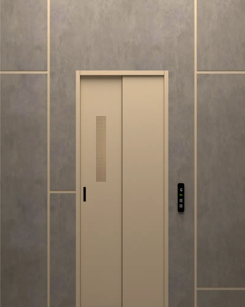 Manual lift door SEL-MD-TSV by Sigma Elevators