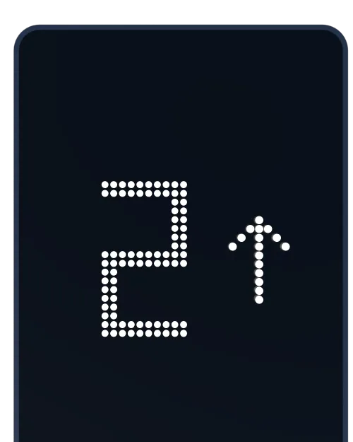Dot Matrix Display for elevators by Sigma Elevators