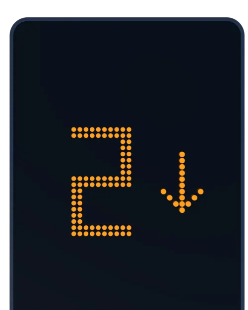 Dot Matrix Display for elevators by Sigma Elevators