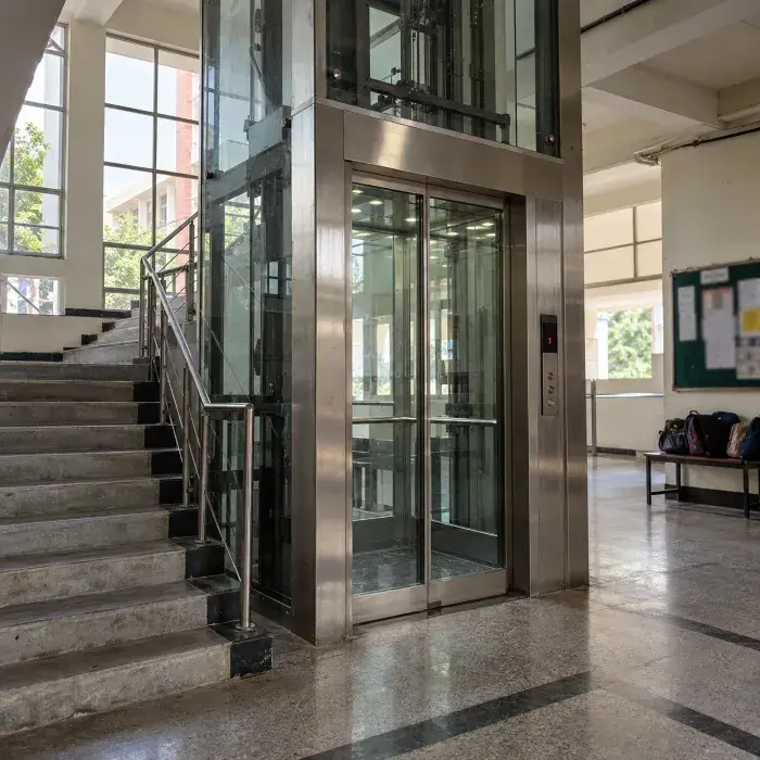 Educational elevator installation by Sigma Elevators